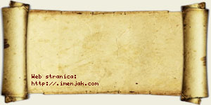 Emilija Perčević vizit kartica